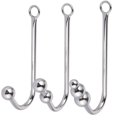 Collar Anal with Elegant Hook Cuffs Beaded 5334 and 0311